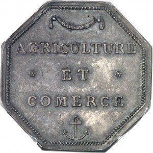 Louis XVI (1774-1792). Jeton de la Compagnie de la Guyan[n]e Française, agriculture et com[m]erce ND (après 1880), Paris.