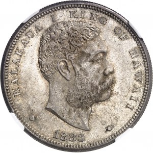 Kalakaua (1874-1891). 1 dollar 1883, San Francisco.
