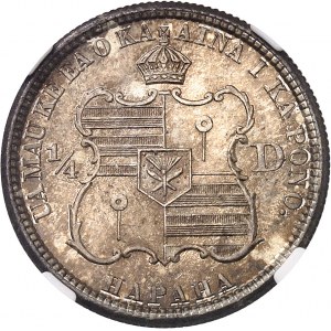 Kalakaua (1874-1891). 1/4 de dollar 1883, San Francisco.