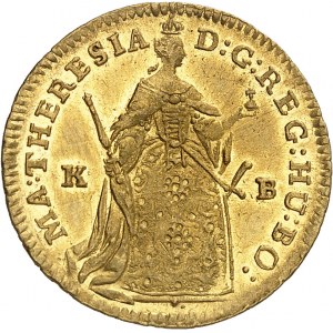 Marie-Thérèse (1740-1780). Ducat 1742, KB, Kremnitz.