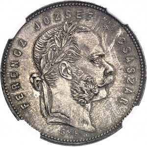 François-Joseph Ier (1848-1916). 1 forint 1869, GYF, Alba Iulia (Gyula Fehervar, Karlsbourg).