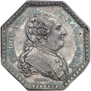 Louis XVI (1774-1792). Jeton pour la 3e Compagnie des Indes orientales et de la Chine 1785, Paris.