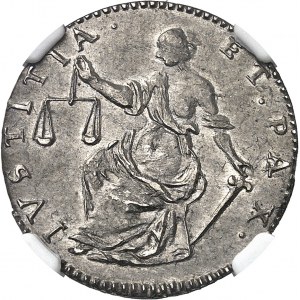 Lucques (république de) (1369-1799). Gros ou barbone de 12 soldi, 2e type 1757, Lucques.