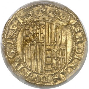 Naples et Sicile, Ferdinand Ier d’Aragon (1458-1494). Ducat ND (1458-1494) T, Naples.
