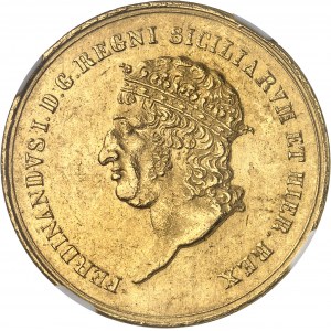 Naples, Ferdinand I (1816-1825). 30 ducats 1818, Naples.