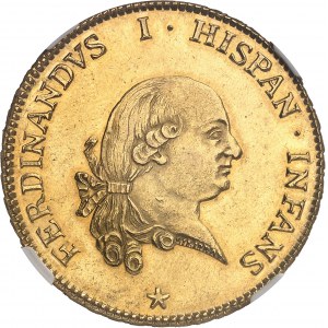 Parme, Ferdinand de Bourbon (1765-1802). 6 doppie 1786, Parme.