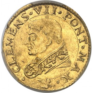 Vatican, Clément VII (1523-1534). Ducat papal ND (1524), Modène.