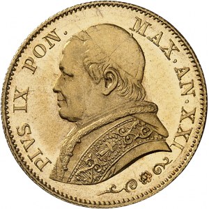 Vatican, Pie IX (1846-1878). 20 lire 1866, R, Rome.
