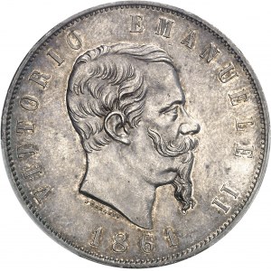 Victor-Emmanuel II (1861-1878). 5 lire 1861, T, Turin.