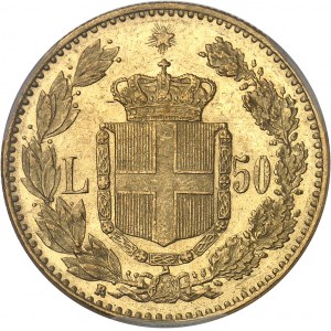 Umberto I (1878-1900). 50 lire 1888, R, Rome.