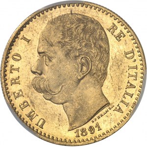 Umberto I (1878-1900). 50 lire 1891, R, Rome.