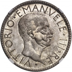 Victor-Emmanuel III (1900-1946). Essai de 20 lire au licteur (PROVA DI STAMPA) 1927 - An V, R, Rome.