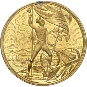 Georges III (1760-1820). Médaille d’Or pour la campagne de l’île Maurice (île de France, île Bonaparte et Rodrigues) 1810 - AH 1226, Calcutta.