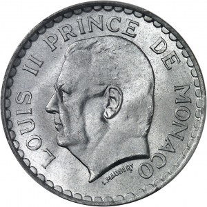 Louis II (1922-1949). 5 francs Louis II 1945, Paris.