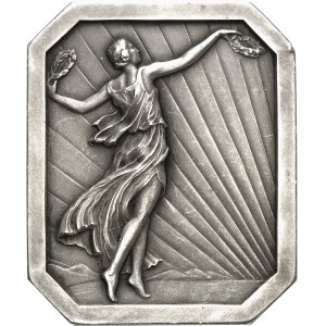 Louis II (1922-1949). Médaille, XXIe concours d’élégance automobile de Monte-Carlo, de chez Fraisse et Demey 1929, Paris (Fraisse-Demey éd.).