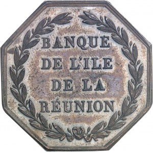 Second Empire / Napoléon III (1852-1870). Jeton de la Banque de l’île de la Réunion ND (1852-1860), Paris.
