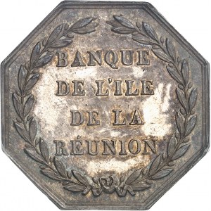 Second Empire / Napoléon III (1852-1870). Jeton de la Banque de l’île de la Réunion ND (1852-1860), Paris.