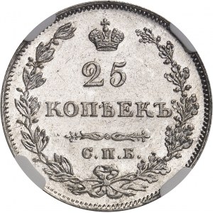 Nicolas Ier (1825-1855). 25 kopeck 1828/7, Saint-Pétersbourg.