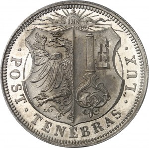 Genève (canton de). 5 francs 1848.