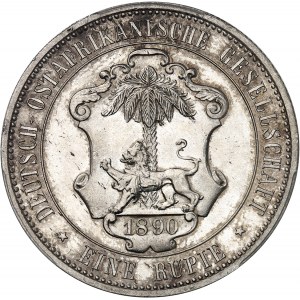 [Tanzanie] Afrique Orientale Allemande, Guillaume II. Rupie 1890, Berlin.