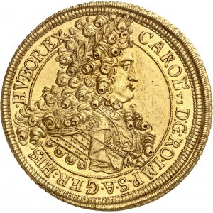 Charles VI (1711-1740). 10 ducats 1713, Karlsbourg (Alba Iulia).