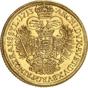 Charles VI (1711-1740). 10 ducats 1713, Karlsbourg (Alba Iulia).