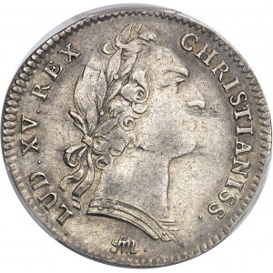 Amérique-Canada (colonies françaises), Louis XV (1715-1774). Jeton “SUB OMNI SIDERE CRESCUNT”, type à l’alligator par F. Marteau 1751, Paris.