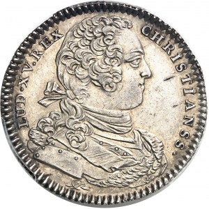 Amérique-Canada (colonies françaises), Louis XV (1715-1774). Jeton “NON INFERIORA METALLIS” par J.-C. et C.-N. Roëttiers 1754, Paris.