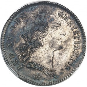 Amérique-Canada (colonies françaises), Louis XV (1715-1774). Jeton “NON VILIUS AUREO” frappe médaille par F. Marteau 1755, Paris.
