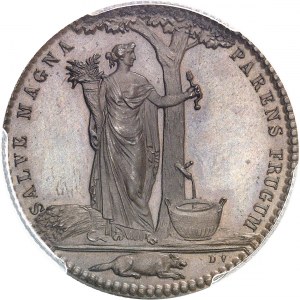 Castorland (1792-1800). Jeton d’un 1/2 dollar, refrappe avec de nouveaux coins 1796 (1845-1860), Paris.