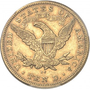 République fédérale des États-Unis d’Amérique (1776-à nos jours). 10 dollars Liberty 1874, CC, Carson City.