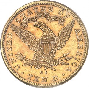 République fédérale des États-Unis d’Amérique (1776-à nos jours). 10 dollars Liberty 1884, CC, Carson City.