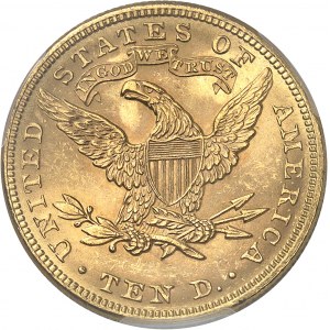 République fédérale des États-Unis d’Amérique (1776-à nos jours). 10 dollars Liberty 1896, Philadelphie.
