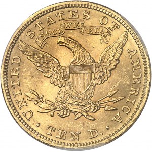 République fédérale des États-Unis d’Amérique (1776-à nos jours). 10 dollars Liberty 1901, Philadelphie.