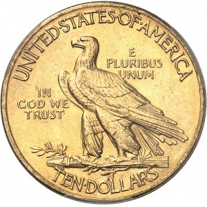 République fédérale des États-Unis d’Amérique (1776-à nos jours). 10 dollars Indien 1932, Philadelphie.