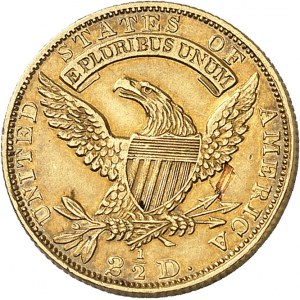 République fédérale des États-Unis d’Amérique (1776-à nos jours). 2 1/2 dollars capped bust 1833, Philadelphie.