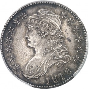 République fédérale des États-Unis d’Amérique (1776-à nos jours). 50 cents Liberty 1818, Philadelphie.