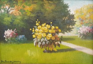 Mieczysław Serwin - Oracki, Kwiaty w parku