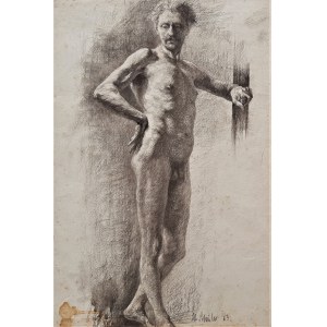 Stefan Frisch, Nude, 1883.
