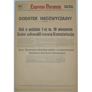 Express Poranny - Konstytucja, 26 stycznia 1934