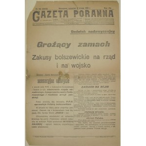 Gazeta Poranna 2 Grosze - Spisek, 6 II 1919