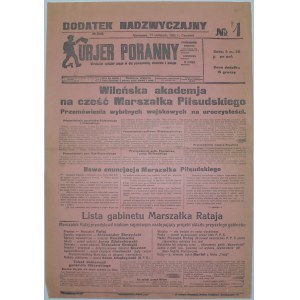 Kur. Por. - Akademia Na Cześć Piłsudskiego, 19.11. 1925