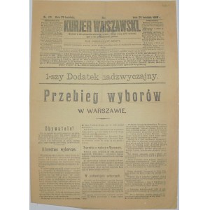 Kurjer Warszawski - Wybory Do Dumy(1), 25 kwietnia 1906