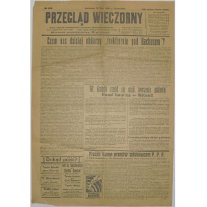 Przegląd Wieczorny - Przesilenie Rządowe, 10.05.1926