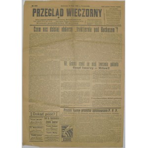 Przegląd Wieczorny - Przesilenie Rządowe, 10.05.1926