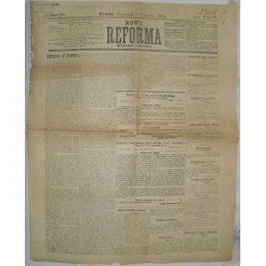 Nowa Reforma - Egzemplarz Cenzorski z 8 czerwca 1916r.