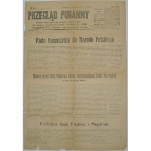 Przegląd Poranny - Dot. Ukraińskiej Rep. Lud., 14.02.1918