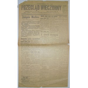 Przegląd Wieczorny - Nabór Do Szkół Męskich, 20.08.1915