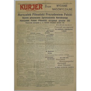 Kurjer Czerwony - Piłsudski Prezydentem! 31 maja 1926 r.