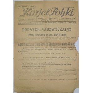 Kurjer Polski - Szykowanie wyborów na 31 V, 21.05.1926